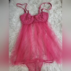 Victoria's Secret Babydoll, XS, Pink
